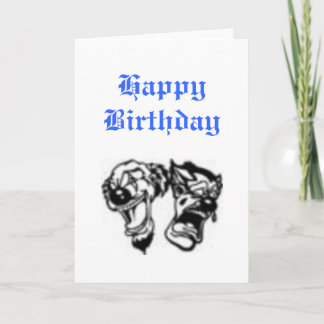 Cartão sorria agora chora mais tarde