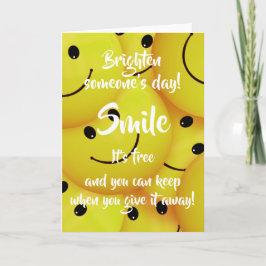 Cartão Sorria, Encoraje a bondade