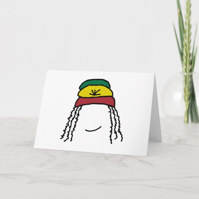 Cartão Sorriso Rasta (Frente)