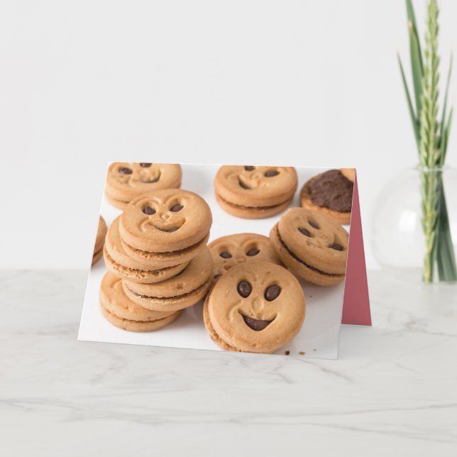 Cartão Sorrisos de Biscoito (Frente)