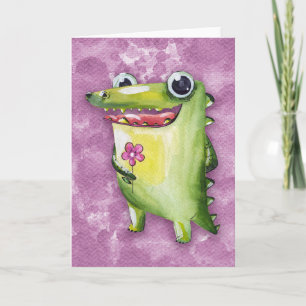 Cartão Sorrisos de Crocodilo