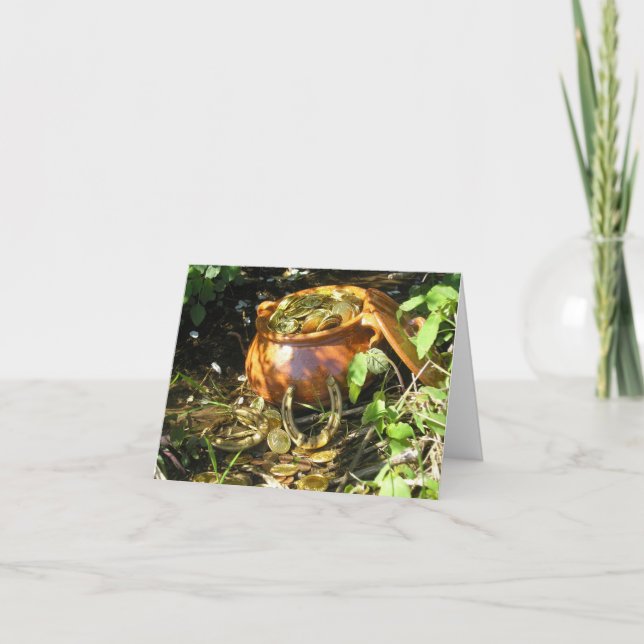 Cartão Sorte dos irlandeses! (Frente)