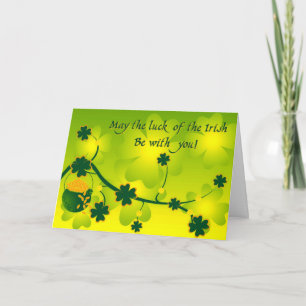 Cartão Sorte dos irlandeses