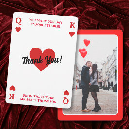 Cartão Sorte Em Casais De Amor Foto Do Chá Obrigado