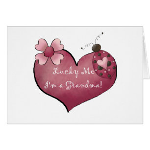 Cartão Sorte que sou Camisetas e presentes da vovó