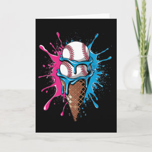 Cartão Sorvete Bysebyll Aquarela Amante de Esportes Sorve