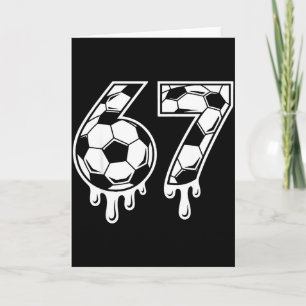 Cartão Sorvete de Futebol 67 Gota Gen Alpha Seis Sete Mem