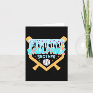 Cartão Sorvete Drip Ballpark Brother Baseball Drip