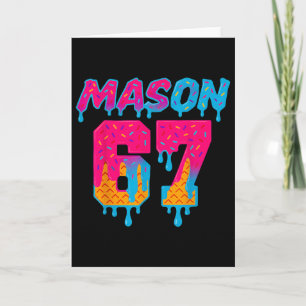 Cartão Sorvete Six Seven Drip Sport 67 Mason Meme