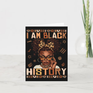 Cartão Sou a História Negra Mulheres Negras Afro Cabelo E