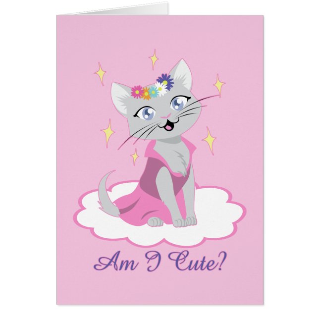 Cartão Sou Bonita? (Frente)