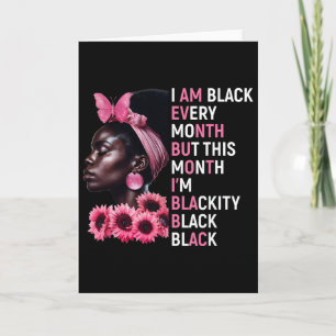 Cartão Sou Negro Todos os Meses Mas Este Mês Sou Negrão