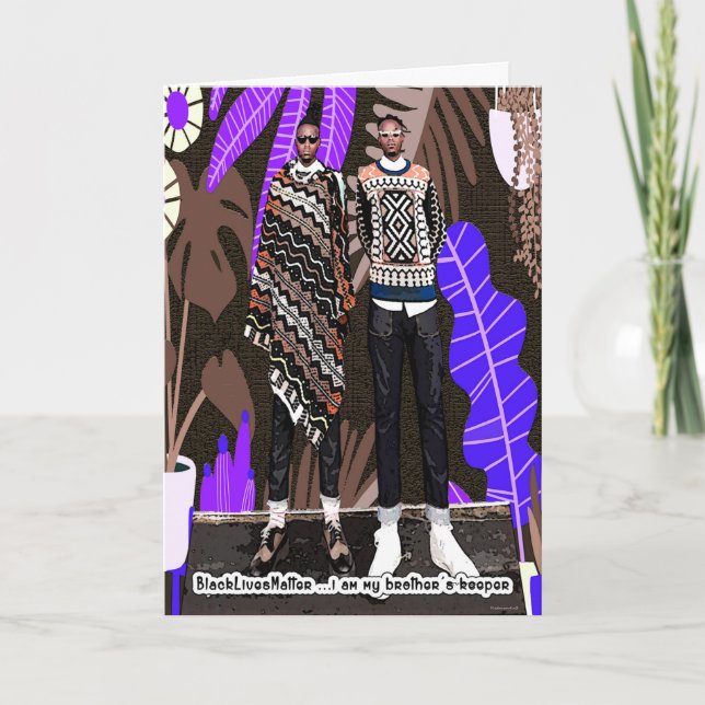 Cartão Sou o Guardião do Meu Irmão (Frente)