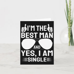 Cartão Sou o melhor Padrinho de casamento de casamento En