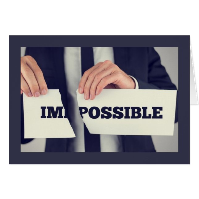 Cartão Sou possível (Frente Horizontal)