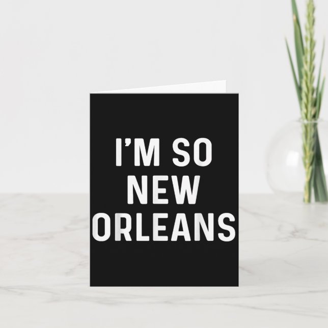 Cartão Sou Tão Nova Orleans (Frente)