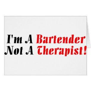 Cartão Sou Um Barman