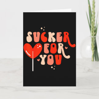 Cartão Sou um otário por você coração de doce amor feliz 