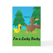 Sou um Pato Sortudo por ter um Pai como você