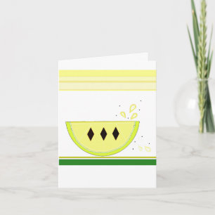 Cartão Sour Lemon Notecard