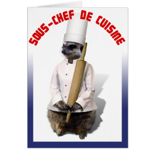 CARTÃO SOUS - CHEF DE CUISINE
