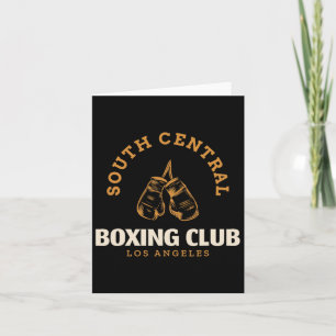 Cartão South Central Los Angeles Boxing Club - Boxing Clu