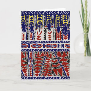 Cartão South Seas Samoa Batik