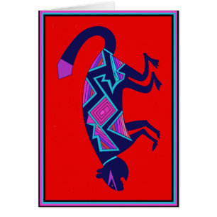 Cartão Southwest Mimbres Cat