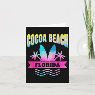 Cartão Souvenir da Flórida de Ccoa Beach