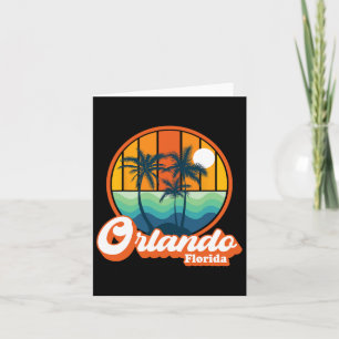 Cartão Souvenir de férias de verão de Orlando na Flórida 