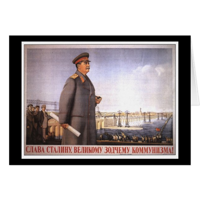 Cartão Soviete (Frente Horizontal)
