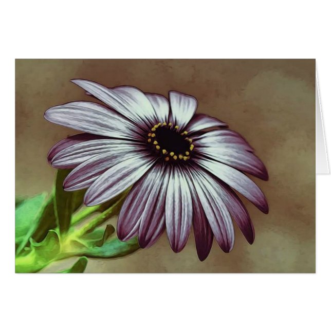 Cartão Sozinho ereto (Frente Horizontal)