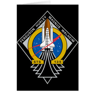 Cartão Space Shuttle Atlantis