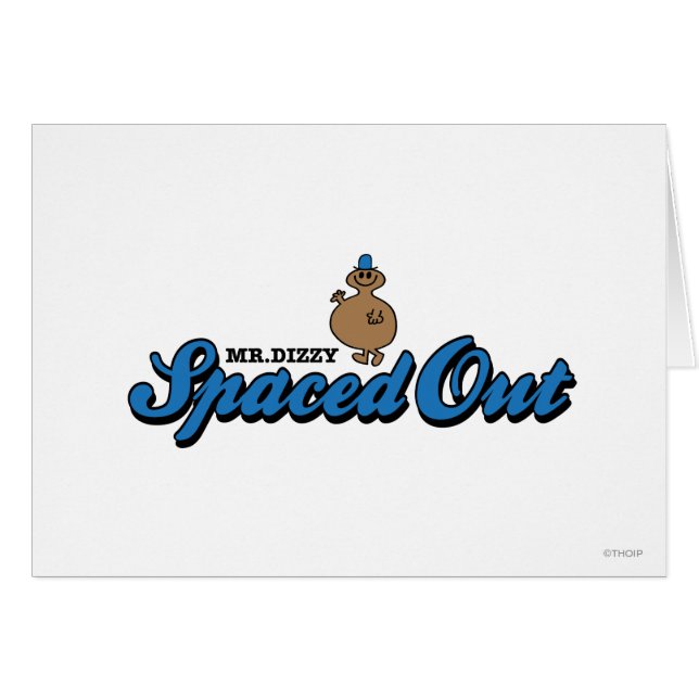 Cartão Spaced Out (Frente Horizontal)