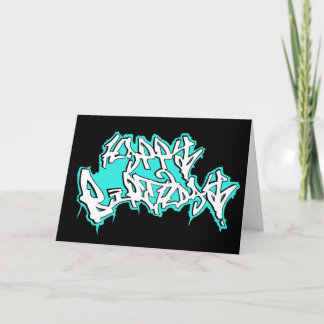 Cartão spangleMASSIVE de BIRTHDAYcard