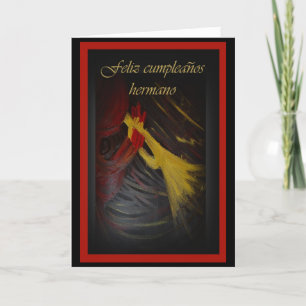 Cartão Spanish Birthday Card For Brother