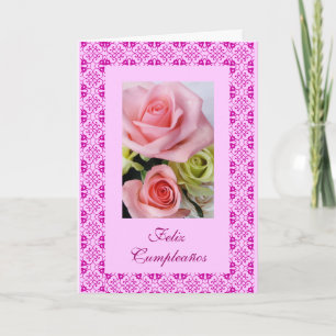 Cartão Spanish: Feliz Cumpleanos