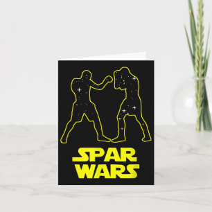 Cartão Spar Wars Boxando Paródia Spoof - Mulheres E Mulhe