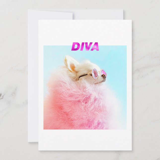 Cartão Sparkle The Tiny Chi | Foto de aniversário de sobr (Frente)