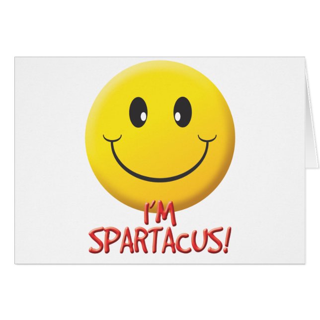 Cartão Spartacus (Frente Horizontal)