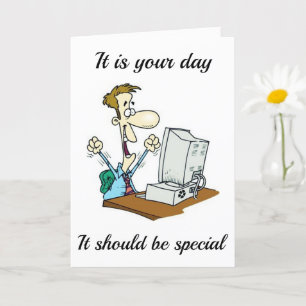 CARTÃO SPECIAL BIRTHDAY *JUST LIKE YOU*