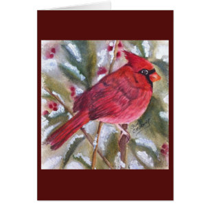 CARTÃO SPECIAL CARDINAL VERMELHO