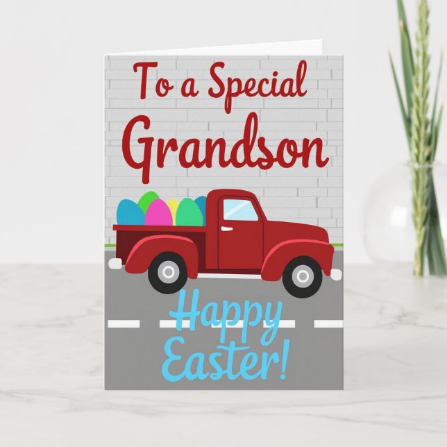 Cartão Special Delivery Truck Greeting Card (Frente)