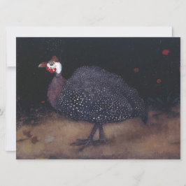 Cartão Speckled Guineafowl Bird (por Jan Mankes)