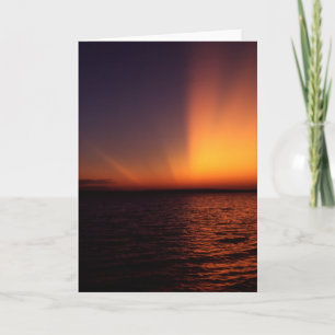 Cartão Spectacular Sunset Greeting Card