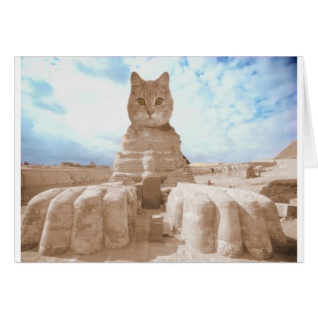 Cartão SphinxCat (Frente Horizontal)