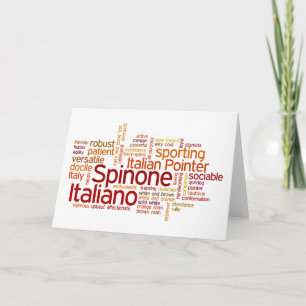Cartão Spinone Italiano