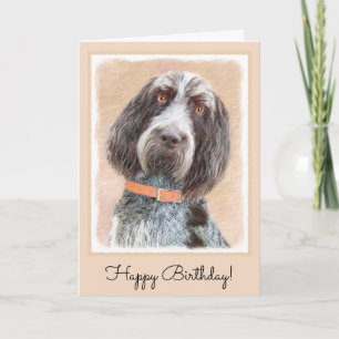 Cartão Spinone Italiano Painting - Cute Original Dog Art