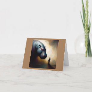 Cartão Spirit Animal Hippopotamus 2