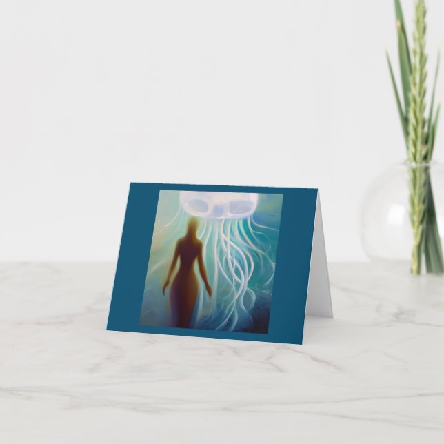 Cartão Spirit Animal Jellfish 2 (Frente)